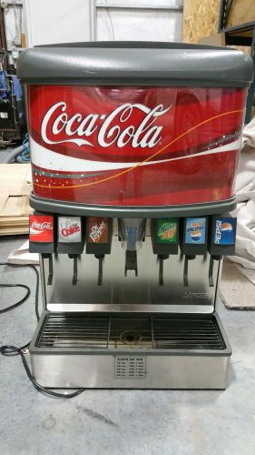 Used lancer soda beverage and ice dispenser 6 head 85-4526h-101 4500 drink for sale