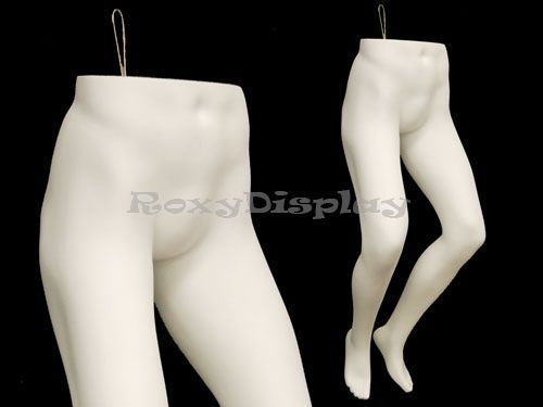 Fiberglass Male Mannequin Wall Hanging Dress form Legs Display #MD-WLEGM