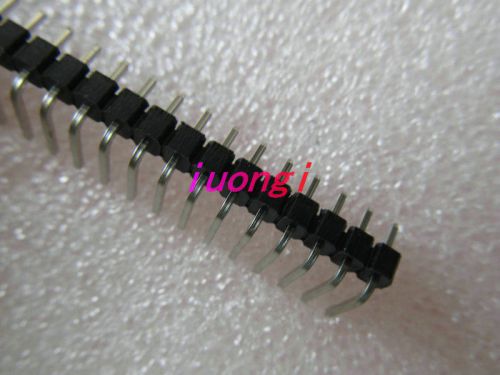 20pc 2.54mm 1x40 Pin Male Single Row / 1 Row Right Angle Pin Header Socket Strip