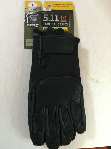 5.11 Tactical 59356 Screen Ops Tactical Kevlar Touch Screen Gloves Sz Large BLK