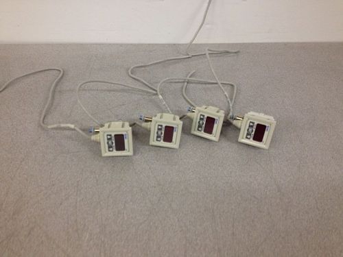 Qty4 lot smc zse40-w1-22 vacuum pressure switch w/ wires for sale