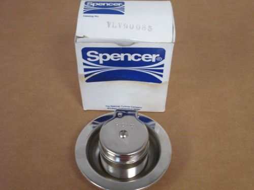 Spencer  vlv90085  1.5 aluminum self closing inlet valve, 2 mnpt&#034;od, gauge for sale