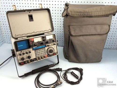 1200S IFR RF COMMUNICATIONS ANALYZER MONITORS AM FM SSB CARRIERS WITHIN VHF UHF