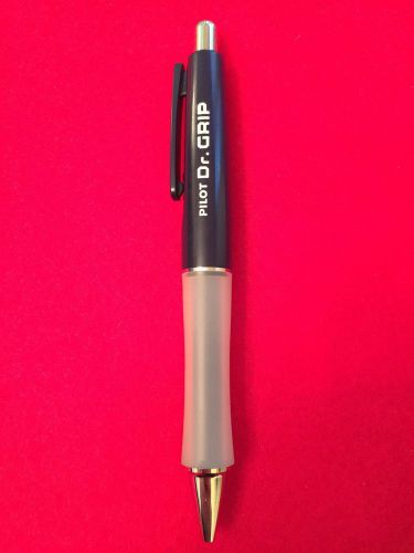 Pilot Dr Grip Medium Ballpoint Pen Black Ink Pen Rare Navy Blue Design