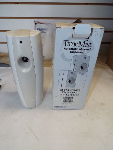 NEW TIMEMIST Automatic Aerosol Air Freshen Dispenser, WHITE &amp; BEIGE