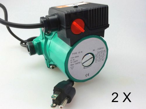 2X 3/4&#039;&#039; Circulator Pump 115V Hot Water Circulation Pump For Solar Heater System