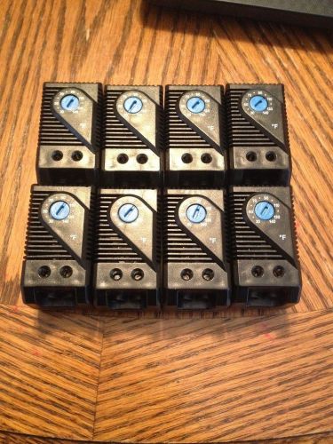 Lot of 8 Hoffman Thermostat Temperature Relay A-TEMNO Great shape
