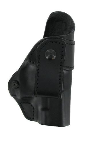 Blackhawk 420404BK-R ITP SZ 04 Black RH Leather Holster For Glock 26 27 33