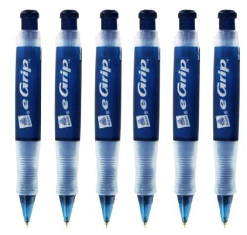 The Most Comfortable Ballpoint Pens In The World - Lot Of 6 Refillable