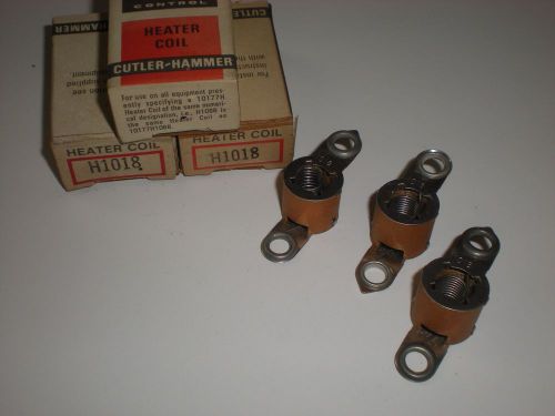 (LOT OF 3) CUTLER HAMMER H1018 H 1018 H-1018 OVERLOAD RELAY HEATER NEW