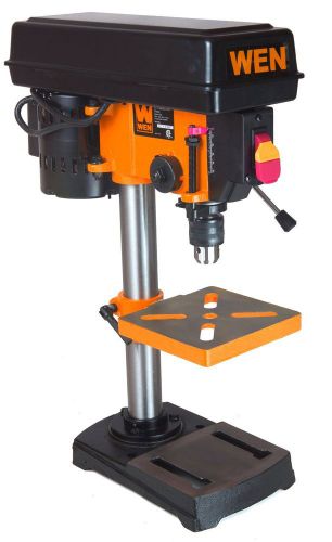 New wen 4208 8-inch 5 speed drill press 1/2&#034; keyed chuck tools variable speed for sale