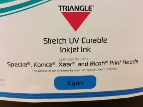 UV Curable Pigmented Inkjet Ink - Cyan - 5 Liter bottles - Box of 4 (20 Liters)