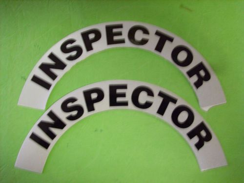CRESCENTS  PAIR INSPECTOR FOR FIRE HELMET OR HARDHATS