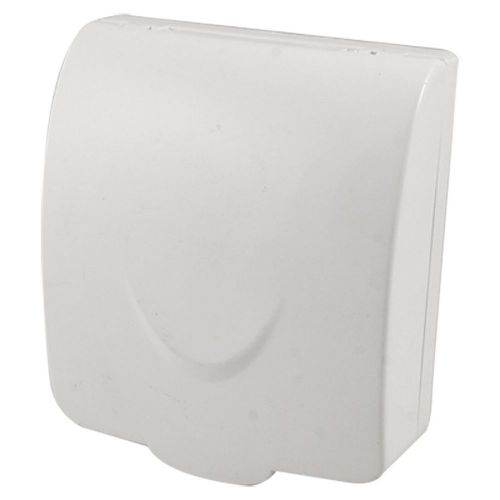 Bathroom Wall Switch Flip Cap White Plastic Waterproof Cover WA