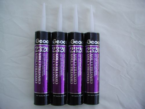 Geocel 2320 Gutter Sealant four tubes Grey  free shipping!