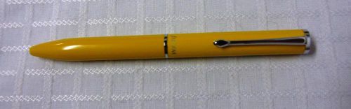 Filofax Botanics Ballpen Twist Action Minipen Black Ink Yellow Pen NEW