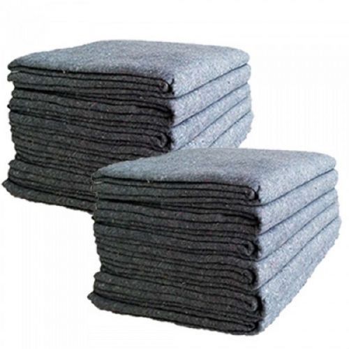 Moving blankets - textile skins - (12 pack) 54x72&#034; pads 1.66lbs each for sale