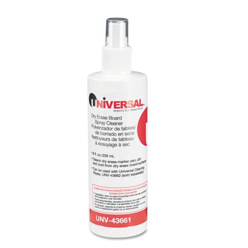 Universal Dry Erase Whiteboard Board Spray Cleaner 8 oz X 46/pack, UNV43661