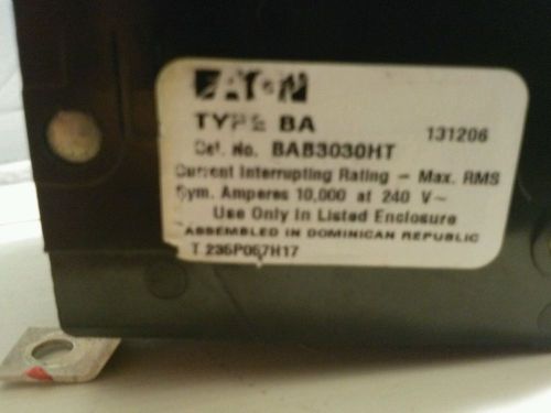 EATON circuit breaker type BA 3 pole