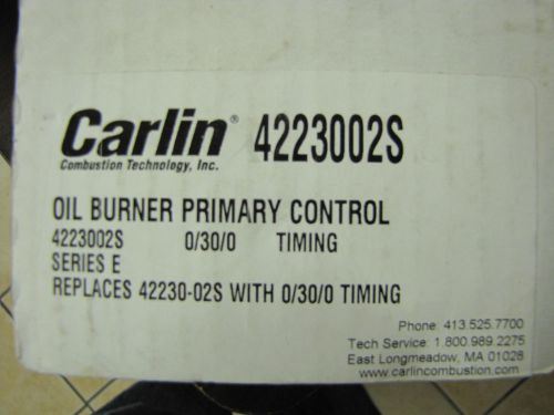 Carlin ~ Oil Burner Primary Control ~ 4223002S