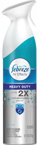 Febreze air effects crisp clean air freshener odor eliminator spray 9.7oz 3ct for sale