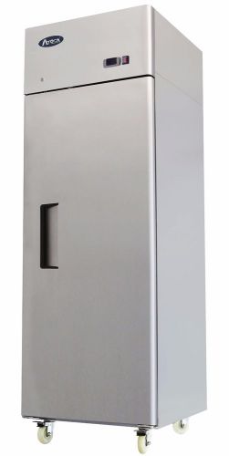 ATOSA MBF8004 ONE DOOR STAINLESS STEEL COMMERCIAL REFRIGERATOR UPRIGHT TOP MOUNT