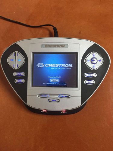 Crestron MT-1000c , Color Touchscreen Remote , w/Charging Base and Charger