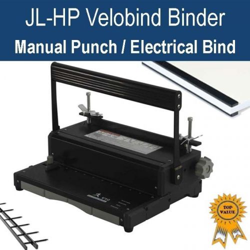 Heavy Duty Velobind binder Binding machine (JL-HP) - 10 pins system