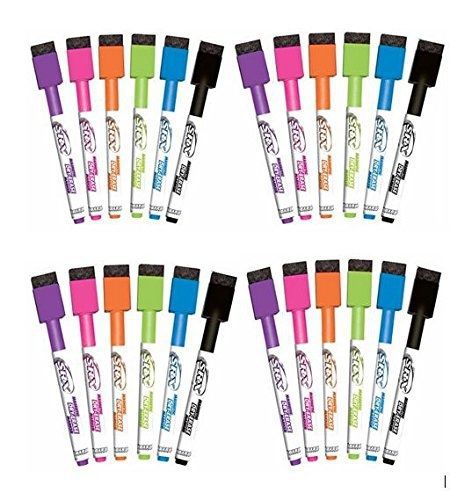 The Board Dudes Board Dudes SRX Magnetic Dry Erase Markers, Assorted Colors,