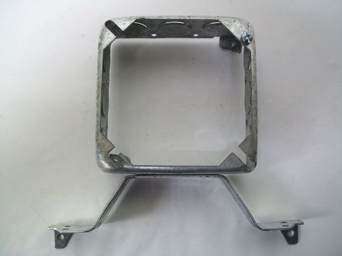 (Box of 25) Steel City Galvanized Steel Extension Rings 4&#034; Square DV Bracket