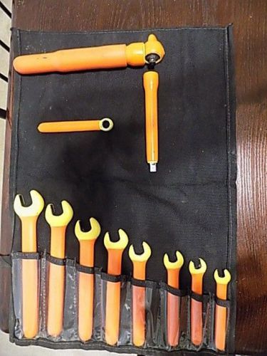 Cementex open wrench set + rachet and extention - GREAT DEAL