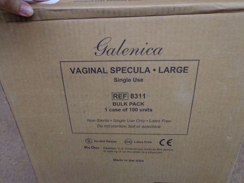 GALENICA BOX OF 100 VAGINAL SPECULA SIZE LARGE