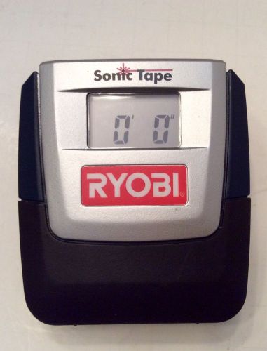 Ryobi 30 ft. Sonic Distance Tape Measure with Laser Pointer Hand Tool E49ST01