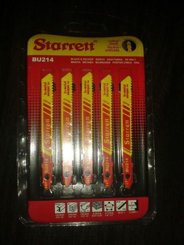 Lot of 29 -5 packs: 145 blade jig saw blades bu41014 starrett universal bi-metal for sale