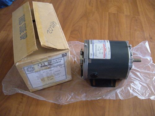 Ge electric motor 1/3hp 1725rpm 6.2amps model 5kh39n5508ax split phase for sale
