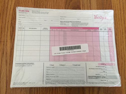 Thirty-One Order Forms