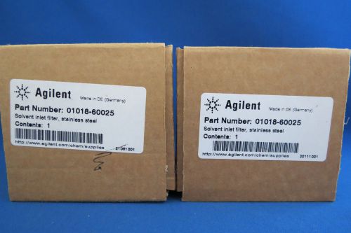 2 New Agilent Solvent Inlet Filters 12-14um SS # 0108-60025