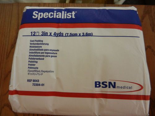 BSN # 9043 Specialist Cast Padding, 3&#034; x 4 yd, 12/pk 72304-1