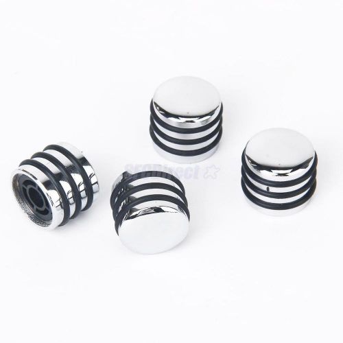 4 Pcs Metal Plastic Rotary Knobs for 6mm Dia. Shaft Potentiometer Silver Quality
