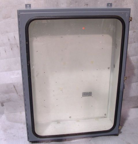 Electrical enclosure clear front 36&#034; x 48&#034; x 12&#034; steel