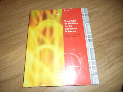 BOOK  Essentials of Statistics for the Behavioral Sciences, International Ed.