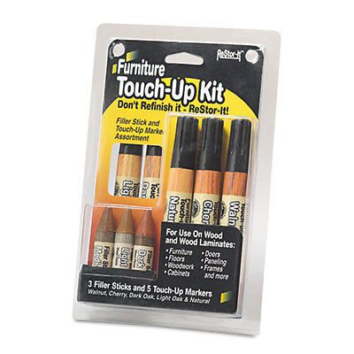 ReStor-It Furniture Touch-Up Kit, 8 Piece Kit, Sold as 1 Kit