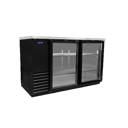Nor-Lake NLBB59-G AdvantEDGE Refrigerated Back Bar Storage Cabinet two-section