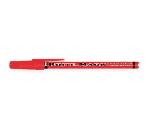 Dykem Valve Action Paint Markers, Brite Mark, Red, QTY 4, 41002 |KO4|RL