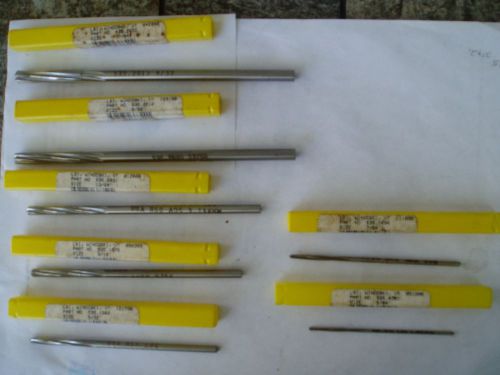 Set of 7 Winooski reamers made in USA. Top quality. Gunsmith machinist.