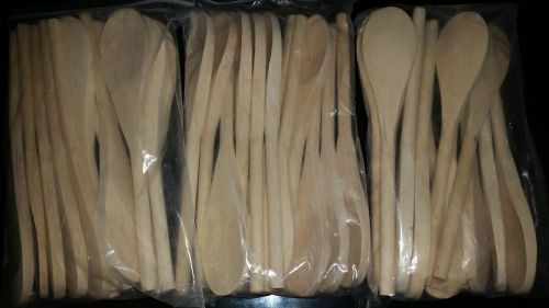 36 Wooden Stirring Spoons, 8&#034;
