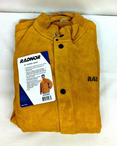 *2 Pack RADNOR Large 30&#034; Leather Welding Jackets