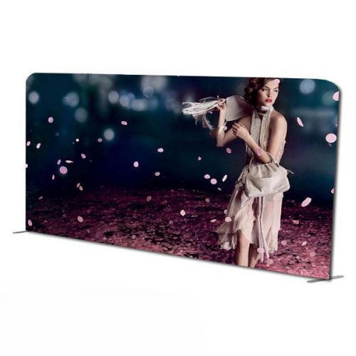 Easy 20ft Straight Fabric Booth Wall Trade Show Displays ( Graphic+Frame)
