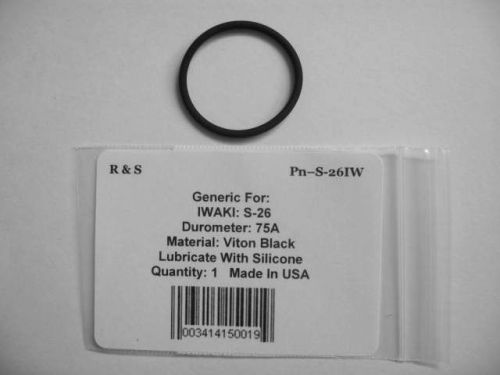 Iwaki part # S-26IW O-Ring / FKM material / For Pumps / R&amp;S S-26IW