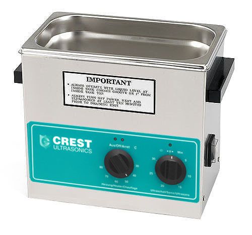 NEW CREST CP230HT 0.75 Gal Ultrasonic Cleaner, Includes Cover, 220V 50/60Hz